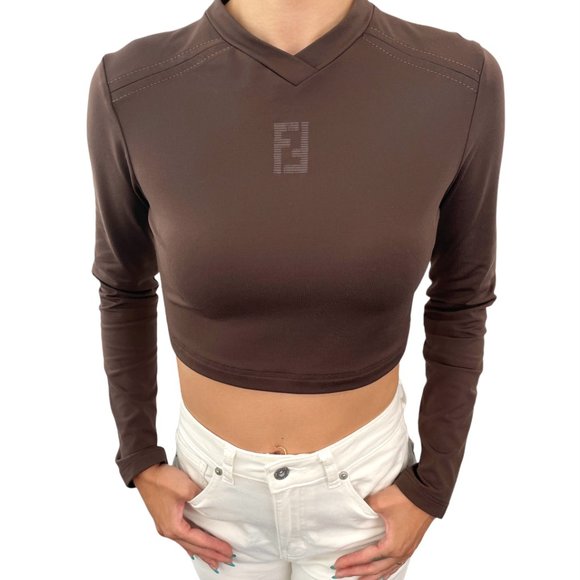 Fendi Tops - FENDI Cropped Pullover Tops #40